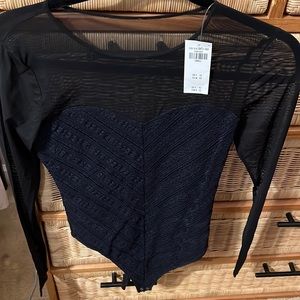 Abercrombie & Fitch Corset bodysuit